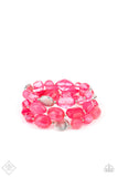 Paparazzi Bracelet - Oceanside Bliss - Pink
