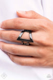 Paparazzi Necklace - Rebel Edge - Black
