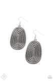 Paparazzi Earring - Desert Climate - Silver