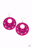 Paparazzi Earring - Tropical Reef - Pink