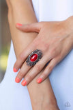 Paparazzi Ring - Once Upon a Meadow - Red
