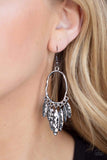 Paparazzi Earring - Artisan Aria - Black