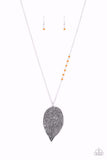 Paparazzi Necklace - Frond Fantasy - Orange