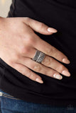 Paparazzi Ring - Tenacious Texture - Silver