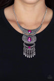 Paparazzi Necklace - Lunar Enchantment - Pink