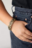 Paparazzi Bracelet - Paisley Portico - Brass