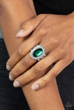 Paparazzi Ring - Always OVAL-achieving - Green