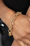 Paparazzi Bracelet - Big City Chic - Gold