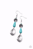 Paparazzi Earring - Artfully Artisan - Blue