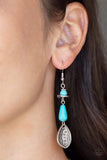 Paparazzi Earring - Artfully Artisan - Blue