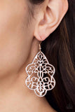Paparazzi Earring - Festive Foliage - Rose Gold