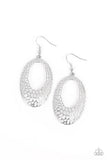 Paparazzi Earring - The HOLE Nine Yards - Silver