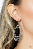 Paparazzi Earring - The HOLE Nine Yards - Silver