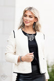 Paparazzi Earring - Demandingly Deco - Black