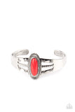 Paparazzi Bracelet - Wanderlust Walkabout - Red