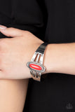 Paparazzi Bracelet - Wanderlust Walkabout - Red