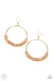Paparazzi Earring - Retro Ringleader - Gold