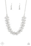 Paparazzi Necklace - Won The Lottery - White