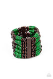Paparazzi Bracelet - Vacay Vogue - Green