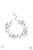 Paparazzi Bracelet - Best in SHOWSTOPPING - White