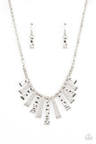 Paparazzi Necklace - The MANE Course - Silver