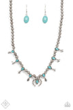 Paparazzi Necklace - Luck Of The West - Blue