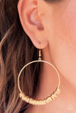 Paparazzi Earring - Retro Ringleader - Gold