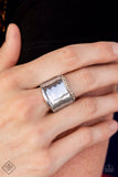 Paparazzi Ring - Brilliantly Bordered - Brown