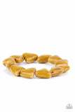 Paparazzi Bracelet - SHARK Out of Water - Yellow