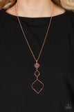 Paparazzi Necklace - Marrakesh Mystery - Copper