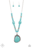 Paparazzi Necklace - Southwest Paradise - Blue