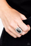 Paparazzi Ring - Always OVAL-achieving - Silver