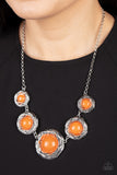 Paparazzi Necklace - The Next NEST Thing - Orange