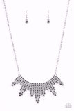 Paparazzi Necklace - Skyscraping Sparkle - Silver