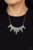 Paparazzi Necklace - Skyscraping Sparkle - Silver