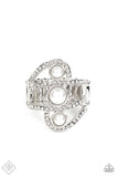 Paparazzi Ring - Color Me Envious - White