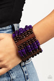 Paparazzi Bracelet - Vacay Vogue - Purple