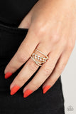 Paparazzi Ring - Lavishly Luminary - Gold