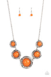 Paparazzi Necklace - The Next NEST Thing - Orange