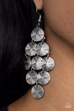 Paparazzi Earring - How CHIME Flies - Silver