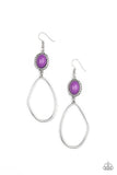 Paparazzi Earring - Adventurous Allure - Purple