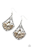 Paparazzi Earring - Exemplary Elegance - Brown