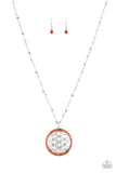 Paparazzi Necklace - Tearoom Twinkle - Orange
