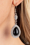 Paparazzi Earring - Elite Elegance - Black