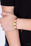 Paparazzi Bracelet - Prairie Persuasion - Yellow
