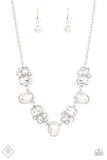 Paparazzi Necklace - Sensational Showstopper - White