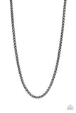Paparazzi Necklace - Metro Monopoly - Black
