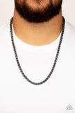 Paparazzi Necklace - Metro Monopoly - Black