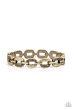Paparazzi Bracelet - Powerhouse Plunder - Brass