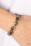 Paparazzi Bracelet - Powerhouse Plunder - Brass